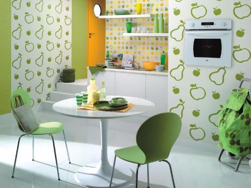 Дизайн стен на кухне