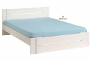 Кровать из массива имеет современный дизайн с простыми, чистыми линиями и элегантным изголовьем 