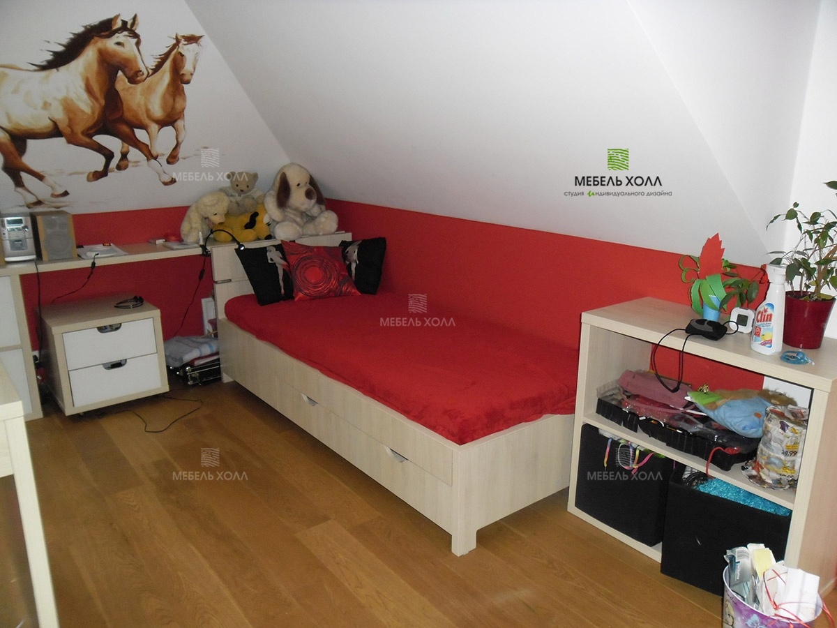 Мебель для детской комнаты: рабочая зона, спальная, гардеробная