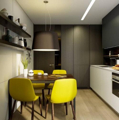 Кухня 9 кв м - дизайн
