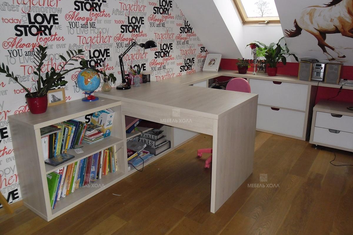 Мебель для детской комнаты: рабочая зона, спальная, гардеробная