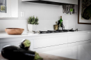 Мебель для кухни глянец в стиле минимализм.