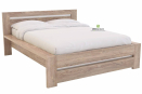Современный дизайн двуспальной кровати в светлых тонах, создаст комфорт и уют в комнате