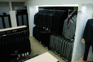 Оформление магазина мужской одежды. Комплект изготовлен из ДСП