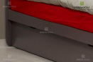 Кровать-раскладушка из крашенного МДФ, нижний ящик также может использоваться для хранения вещей