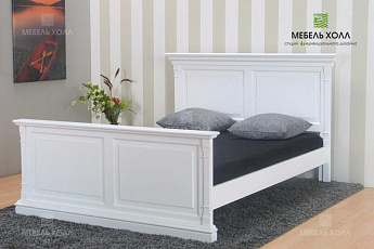 Белая кровать Романси