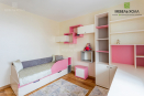 Мебель для детской выполнена в трех цветах ДСП Egger. Фурнитура Blum, мягкая панель в детской кровати