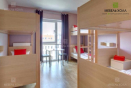 Набор мебели из ДСП для общежития: кровати (односпальные, двухъярусные), столики, полки