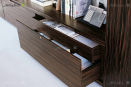 Комплект мебели для руководителя из МДФ, состоящий из рабочего стола и офисного шкафа