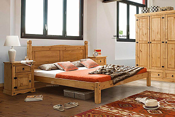 Кровать из массива дерева Финка